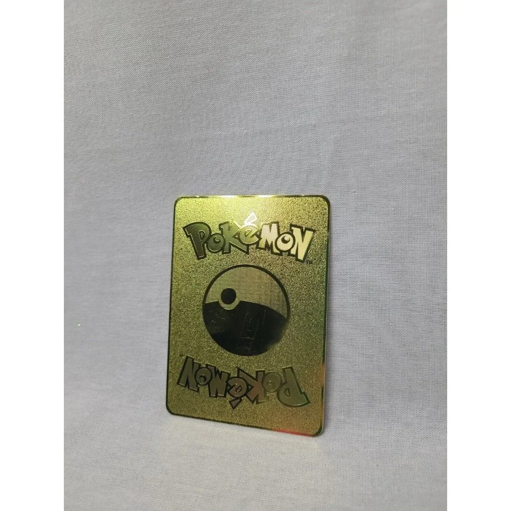 Jigglypuff I Choose You Love Heart Valentine Gold Metal Card- Brand new - Picture 2 of 3